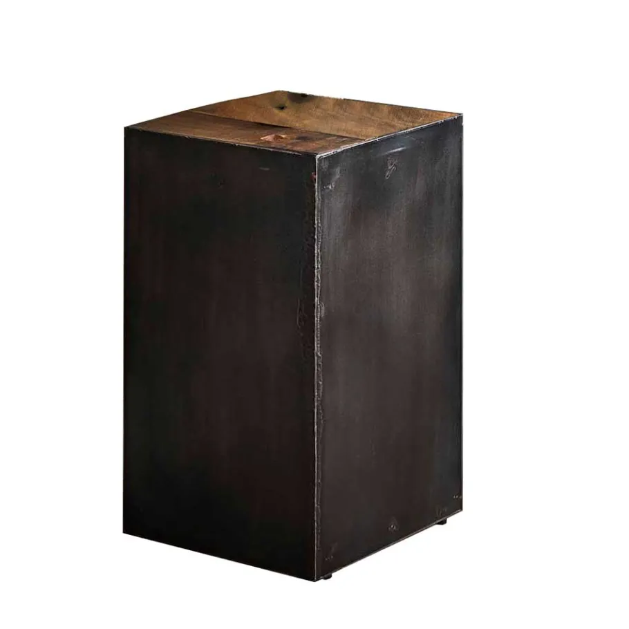 Discount Wohnen 30x30 Blumenständer aus Hartholz & Metall - Marlo