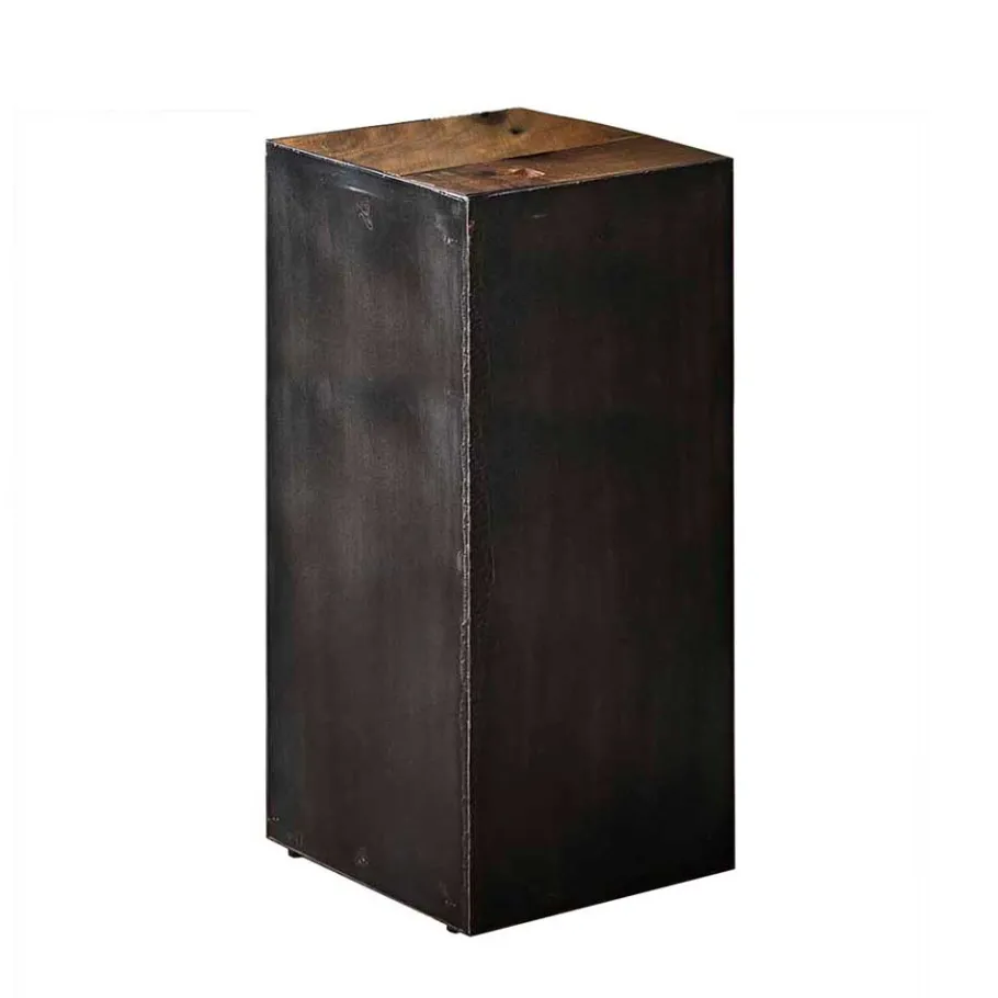 Discount Wohnen 30x30 Blumenständer aus Hartholz & Metall - Marlo