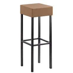 Outlet Wohnen 34x34 cm Barhocker in Hellbraun - Masure
