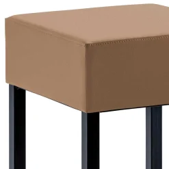Outlet Wohnen 34x34 cm Barhocker in Hellbraun - Masure