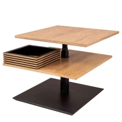 New Wohnen 70x70 cm Couchtisch mit Staufach - Portland