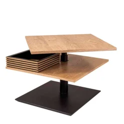 New Wohnen 70x70 cm Couchtisch mit Staufach - Portland