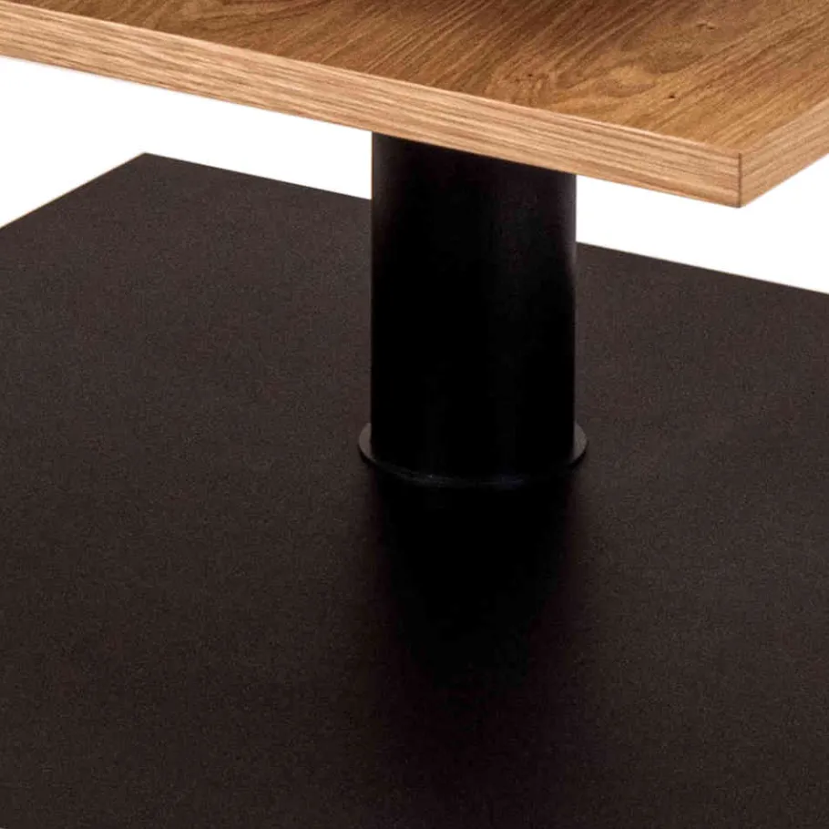New Wohnen 70x70 cm Couchtisch mit Staufach - Portland
