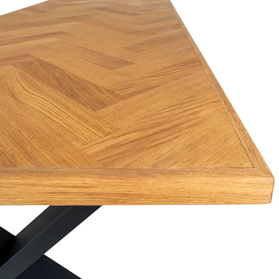 Hot Wohnen 200x95 cm Esstisch mit Eiche Furnier - Pablona
