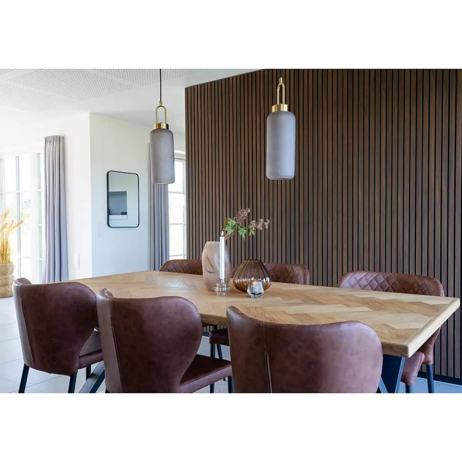 Hot Wohnen 200x95 cm Esstisch mit Eiche Furnier - Pablona