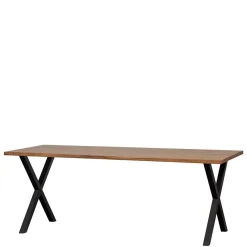 Wohnen 200x90 cm Esszimmertisch in Walnuss Furnier - Athias