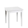Discount Wohnen 45x45 cm Landhaus Beistelltisch in Weiß - Leida
