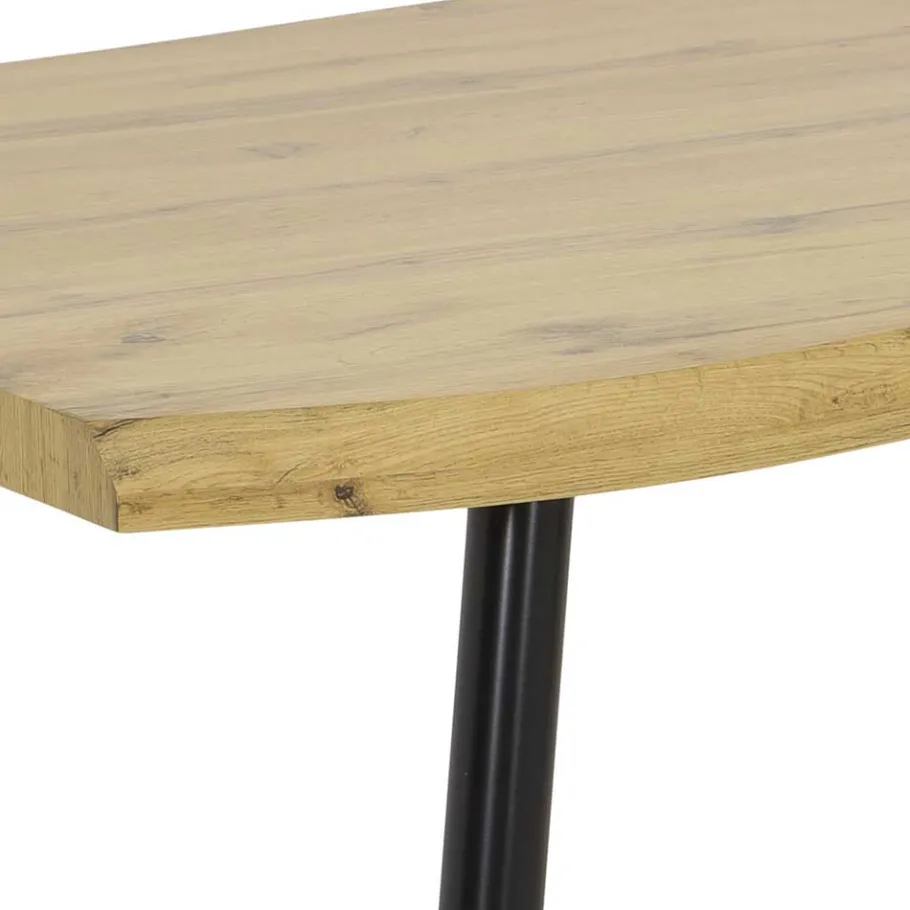 Clearance Wohnen 180x100 cm Tisch in Wildeiche mit Baumkante NB - Tracy