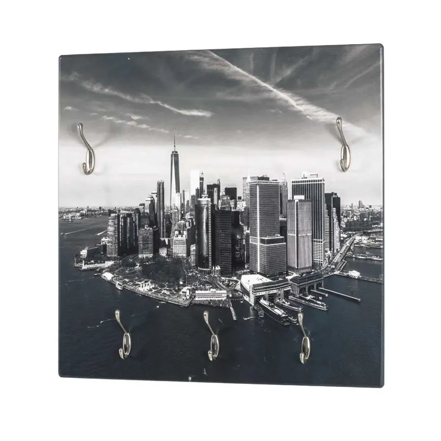 Clearance Wohnen 60x60 cm Wandgarderobe mit Fotodruck - Bahma