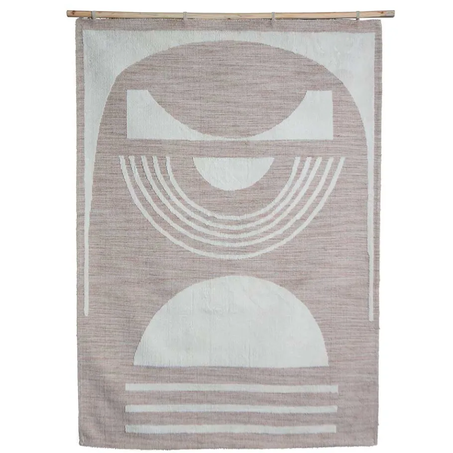 Hot Wohnen 170x240 cm Wandteppich in Beige und Creme - Bojea
