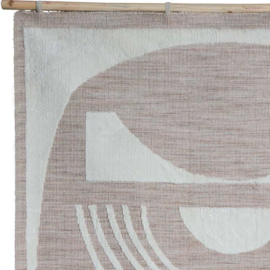 Hot Wohnen 170x240 cm Wandteppich in Beige und Creme - Bojea