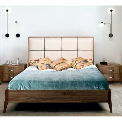 Clearance Wohnen 180x200 Designbett & Nachttische - Zalto (dreiteilig)