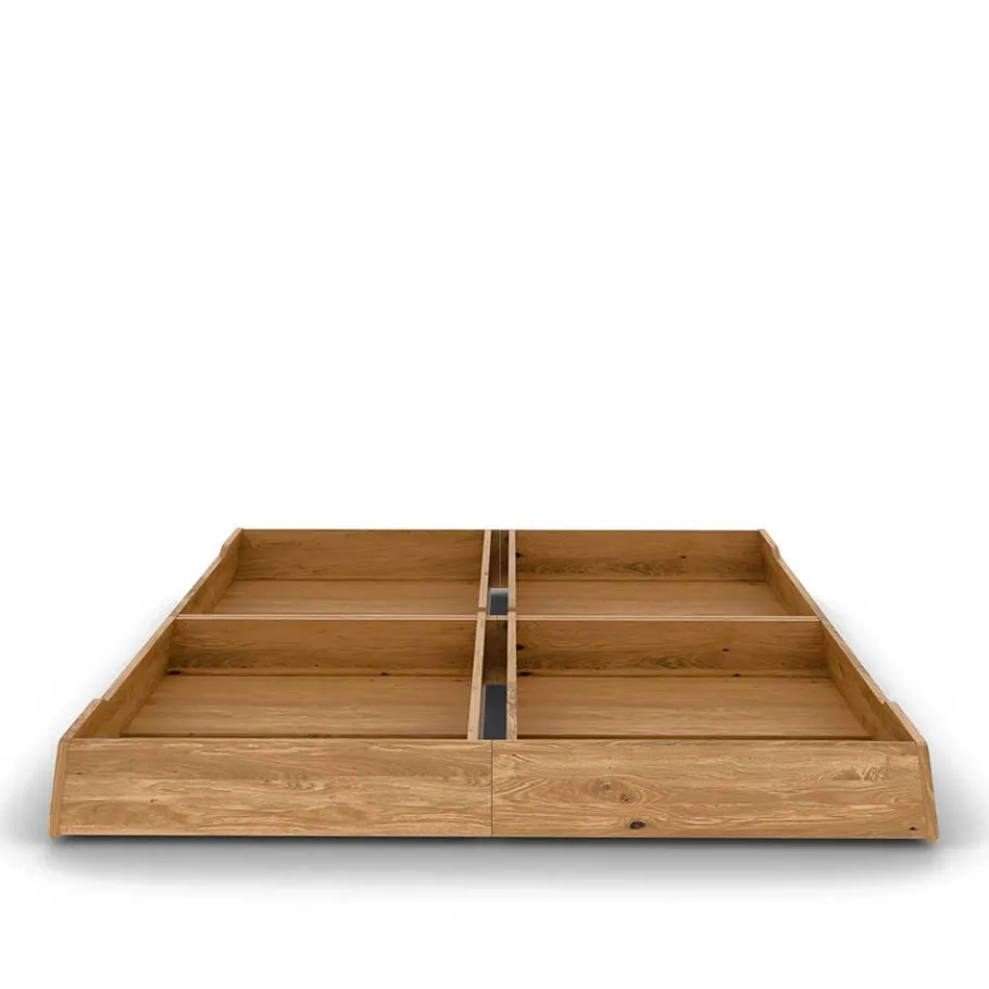 New Wohnen 140x200 Designbett aus Wildeiche - Puwa
