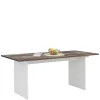 Wohnen 180x90 Esstisch mit Wangengestell zweifarbig - Chihu