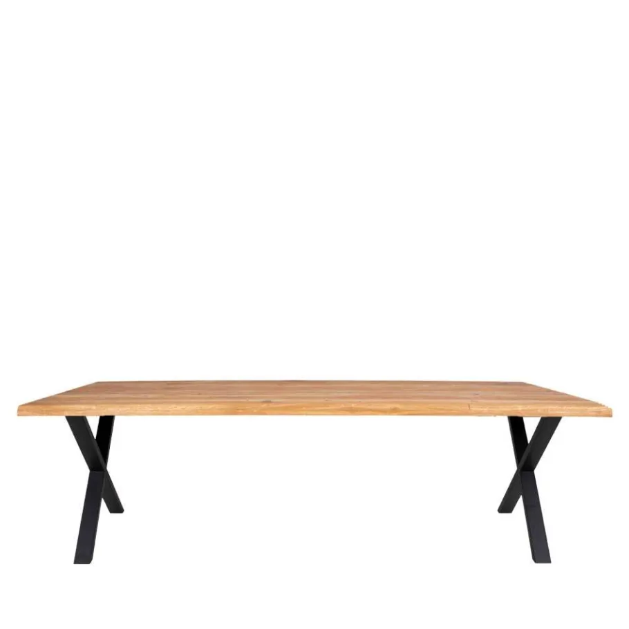 Wohnen 240x95 Esstisch mit X Füßen aus Stahl - Malawi