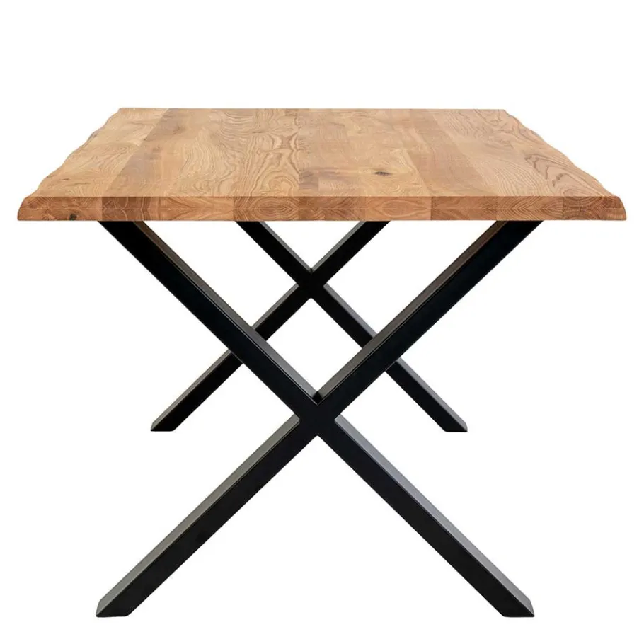 Wohnen 240x95 Esstisch mit X Füßen aus Stahl - Malawi