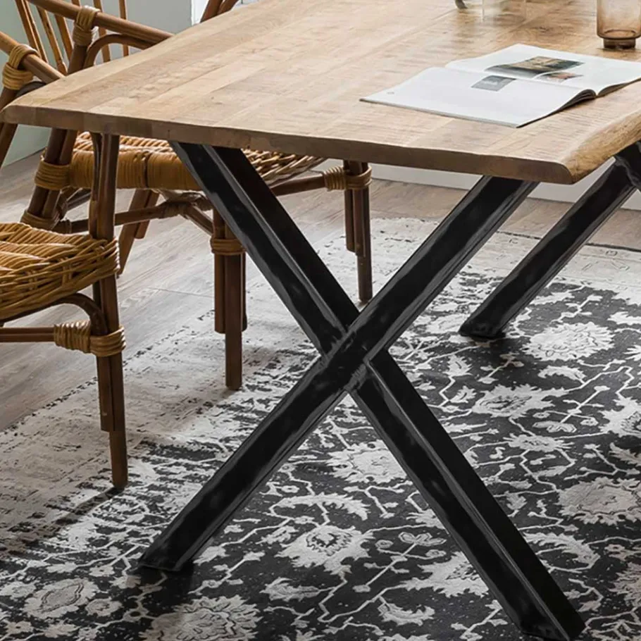 Online Wohnen 160x85 Esszimmertisch aus Mangoholz - Bastiono