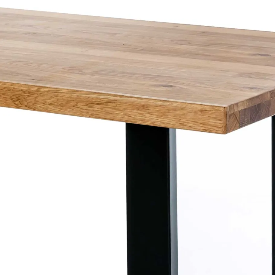 Clearance Wohnen 200x100 Esszimmertisch mit U-Gestell Schwarz - Arello