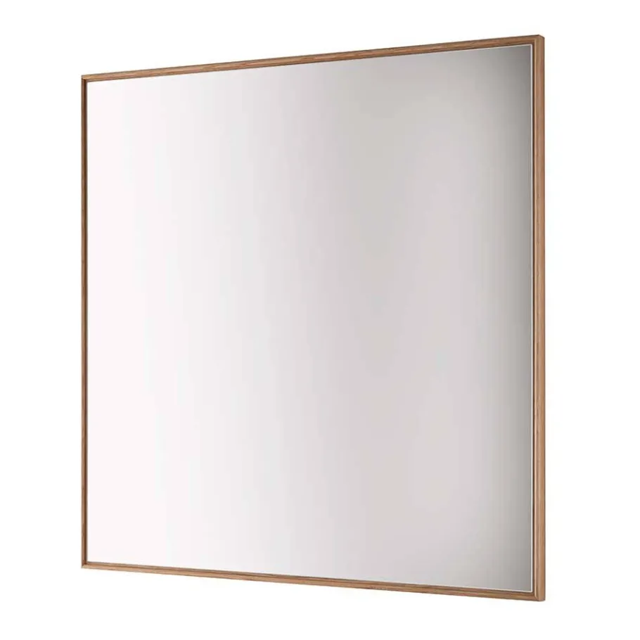 Best Wohnen 80x80 Garderobenspiegel mit Holzrahmen - Zonga