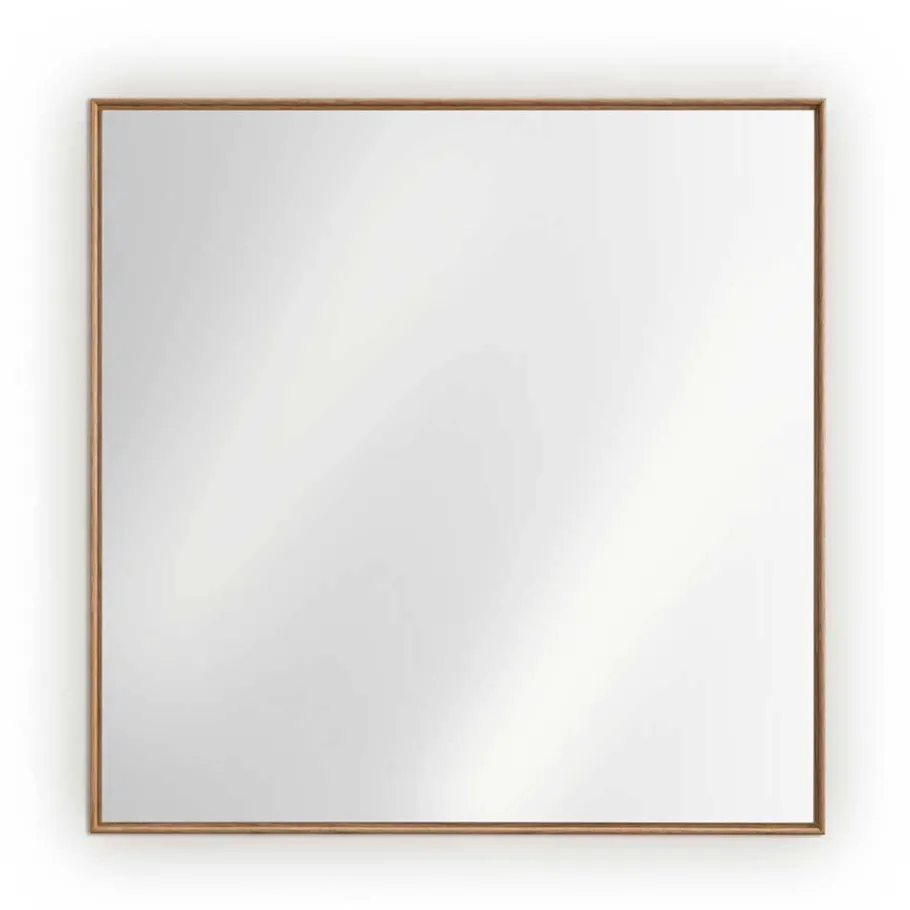 Best Wohnen 80x80 Garderobenspiegel mit Holzrahmen - Zonga