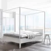 Hot Wohnen 140x200 Himmelbett in Weiß - Yasin