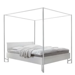 Hot Wohnen 140x200 Himmelbett in Weiß - Yasin