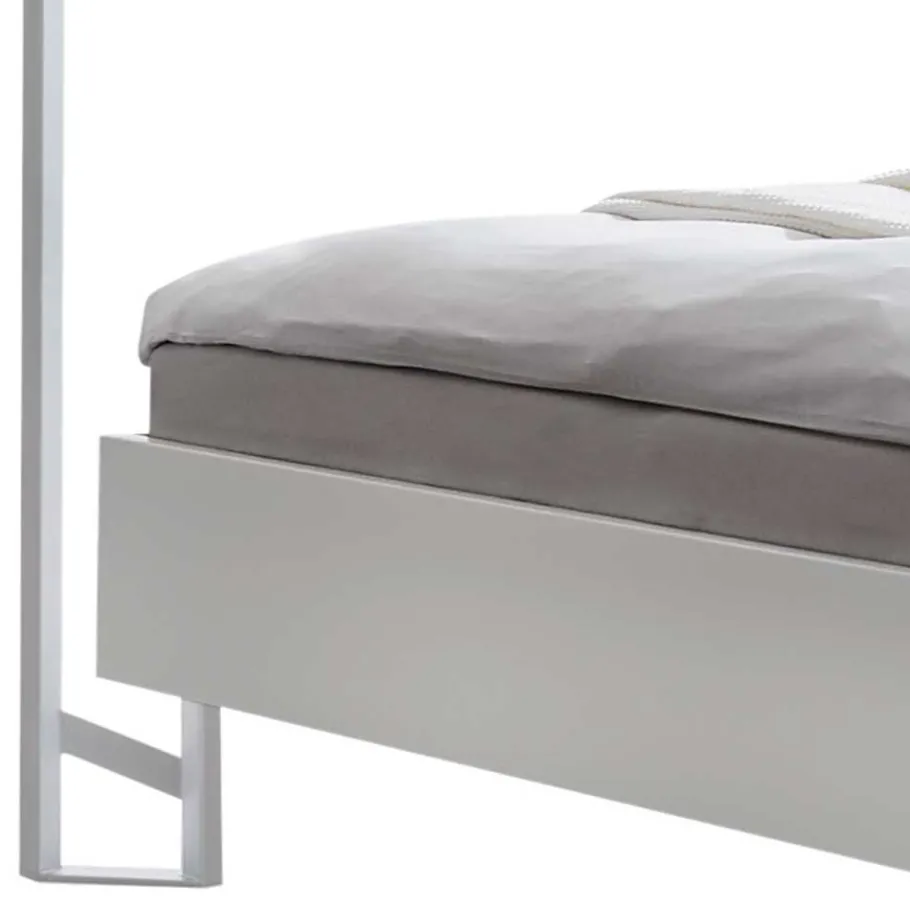 Hot Wohnen 140x200 Himmelbett in Weiß - Yasin