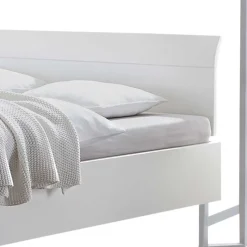 Hot Wohnen 140x200 Himmelbett in Weiß - Yasin