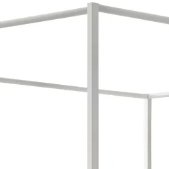 Hot Wohnen 140x200 Himmelbett in Weiß - Yasin