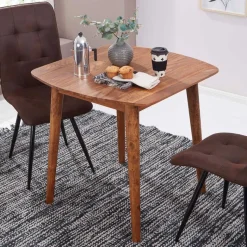 Clearance Wohnen 80x80 Holz Küchentisch quadratisch - Japaneso