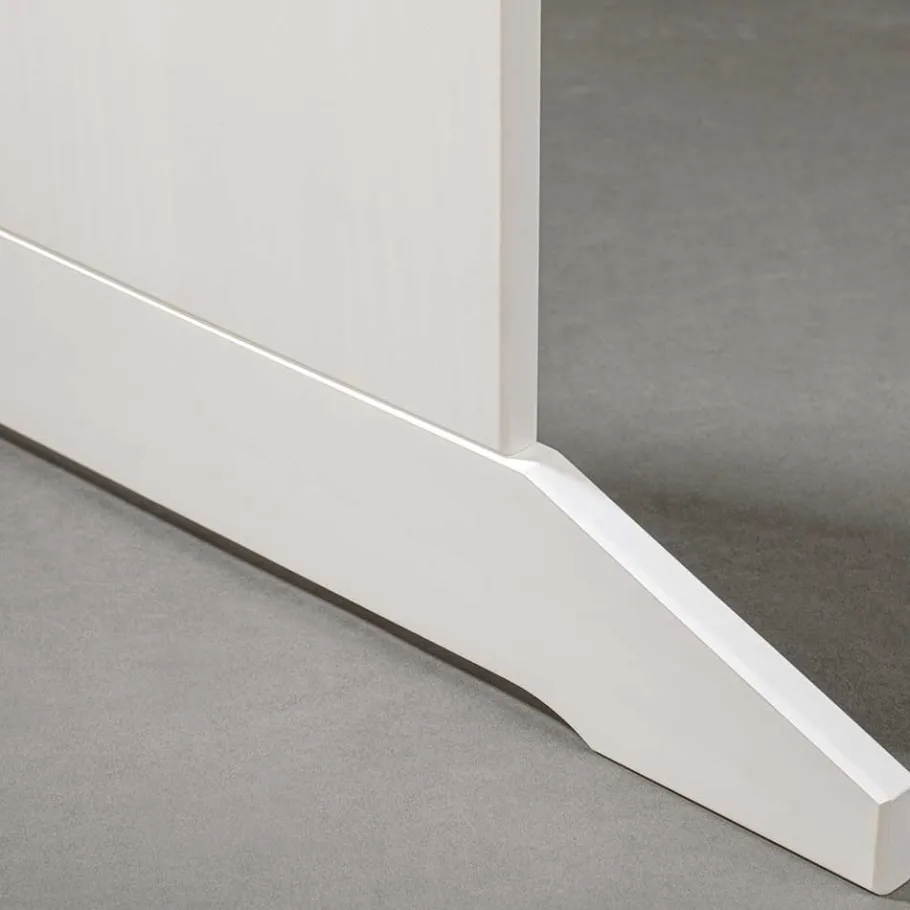 Outlet Wohnen 110x70 Küchentisch in Braun Kiefer & Weiß - Vatina