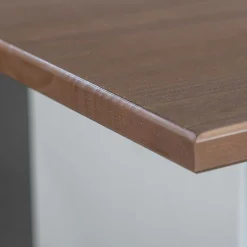Outlet Wohnen 110x70 Küchentisch in Braun Kiefer & Weiß - Vatina