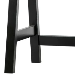 Online Wohnen 140x62 Kiefernholz Schreibtisch in Schwarz - Ilvessino