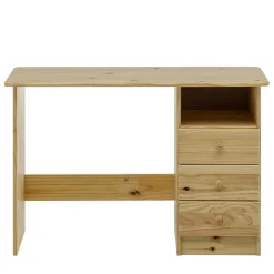 Sale Wohnen 110x54 Kleiner Schreibtisch aus Kiefer Massivholz - Bibulath
