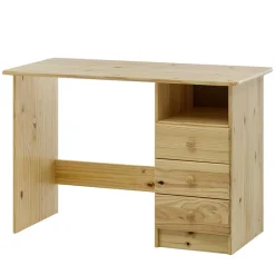 Sale Wohnen 110x54 Kleiner Schreibtisch aus Kiefer Massivholz - Bibulath