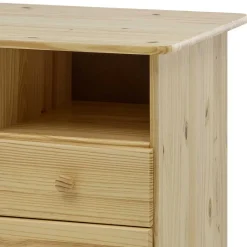 Sale Wohnen 110x54 Kleiner Schreibtisch aus Kiefer Massivholz - Bibulath