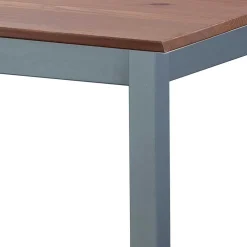 Outlet Wohnen 160x90 Landhaustisch in Grau & Braun - Nepplan