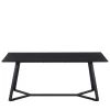 Wohnen 180x90 Loft Designtisch in Anthrazit - Onias
