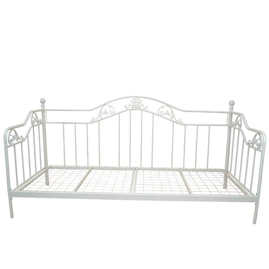 Best Wohnen 90x200 Metall Daybed in Weiß - Alberton