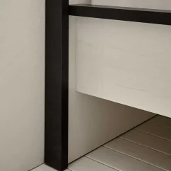 New Wohnen 140x200 Modern Country Bett & Schrank - Tramos (vierteilig)