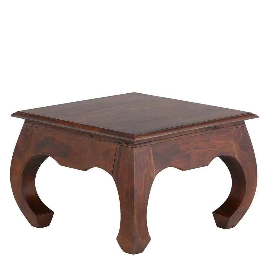 Wohnen 60x60 oder 110x60 Opiumtisch aus Akazie Braun - Gorges