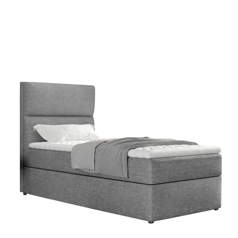 Clearance Wohnen 90x200 Polsterbett in Grau - Pandaua