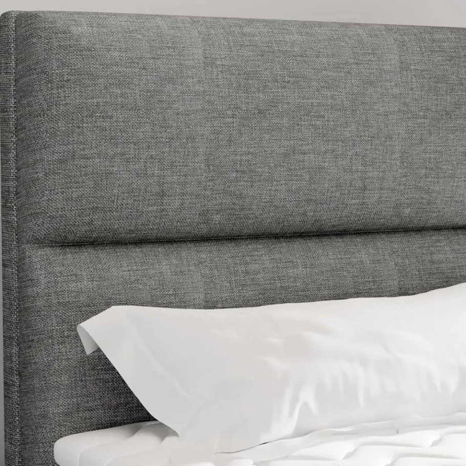 Clearance Wohnen 90x200 Polsterbett in Grau - Pandaua