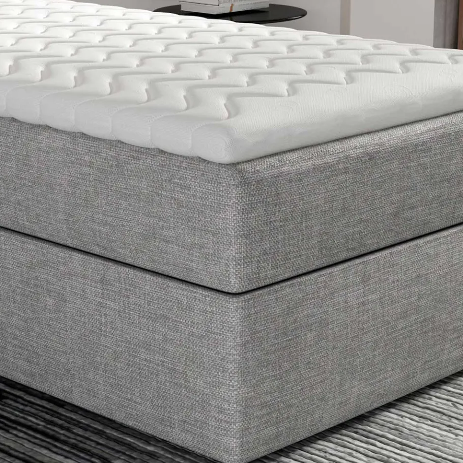 Clearance Wohnen 90x200 Polsterbett in Grau - Pandaua