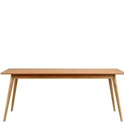 Sale Wohnen 190x90 Retro Esszimmertisch mit Eiche Furnier - Adunia