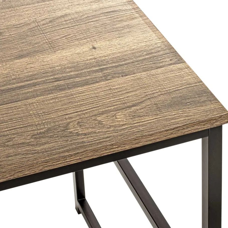 Discount Wohnen 120x60 Schreibtisch in Eiche Nachbildung - Fulias