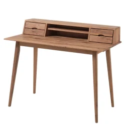 Wohnen 110x58 Schreibtisch Sekretär aus Holz - Eyes
