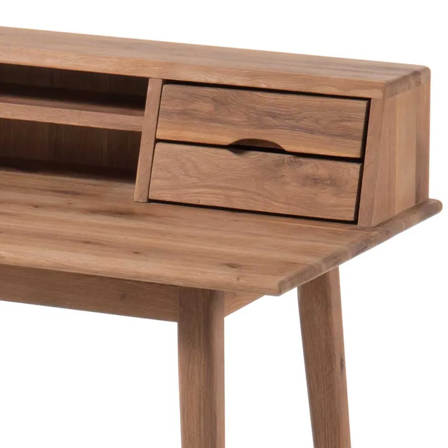 Wohnen 110x58 Schreibtisch Sekretär aus Holz - Eyes