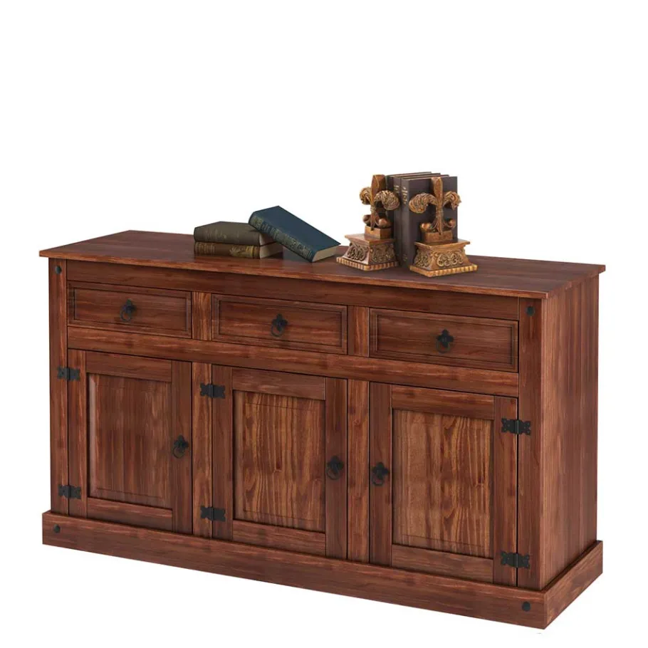 Best Wohnen 15184x47 Sideboard aus dunkler Kiefer - Matthew
