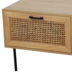 Sale Wohnen 110x59 Skandi Couchtisch mit Wiener Geflecht - Esholda